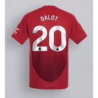 Camisa de time de futebol Manchester United Diogo Dalot #20 Replicas 1º Equipamento 2024-25 Manga Curta